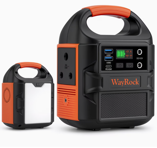 WayRock Portable Power Station with LED lantern and SA plug socket