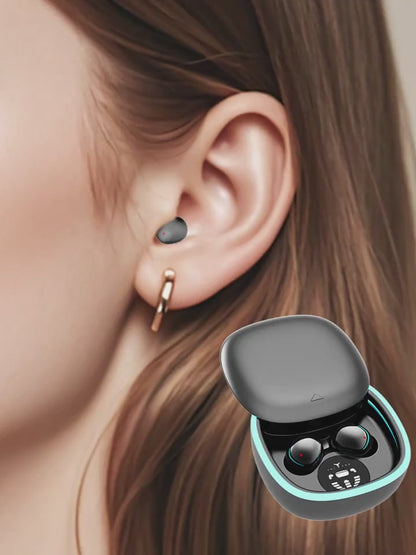 Ultra Small Wireless Earphones — Hidden In-Ear with Charging Case
